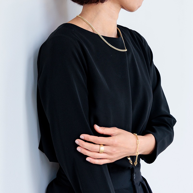 K18YG ゴールドブレスレット ブルーオーロ 