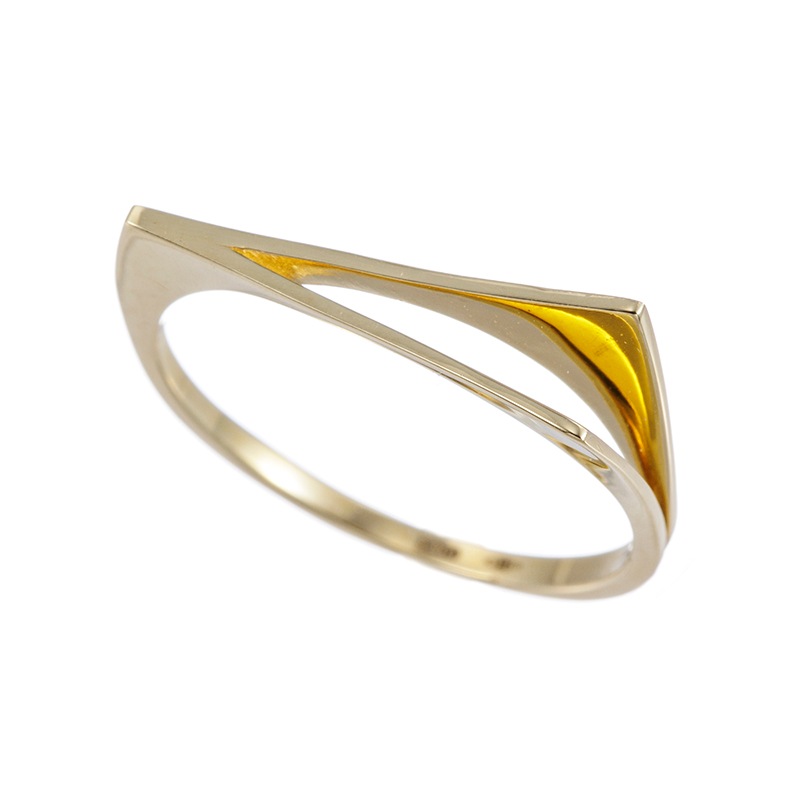 K18YG ゴールドリング VESPIGNANI 