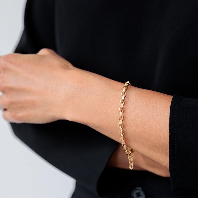 未使用GSTV18YGフィオレンティーナブレスレット K18YG フィオレンティーナ ブレスレット 