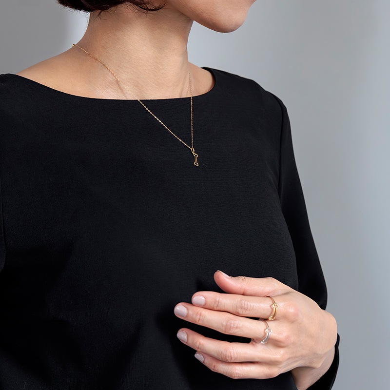 K18YG ゴールドペンダントトップ VESPIGNANI 