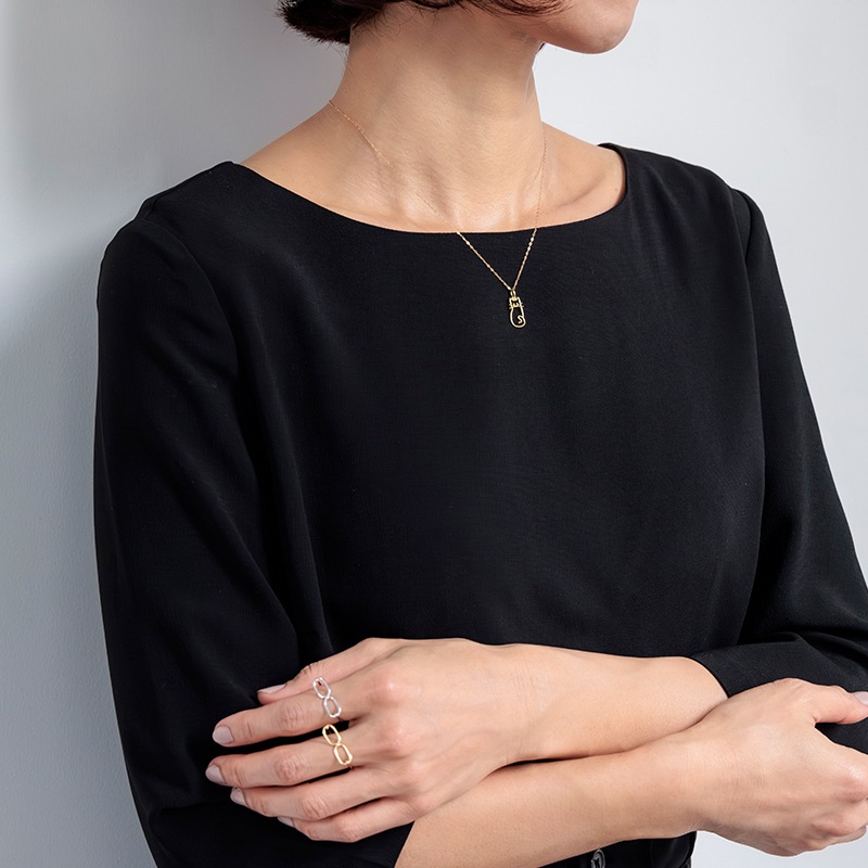 K18YG ゴールドペンダントトップ VESPIGNANI 