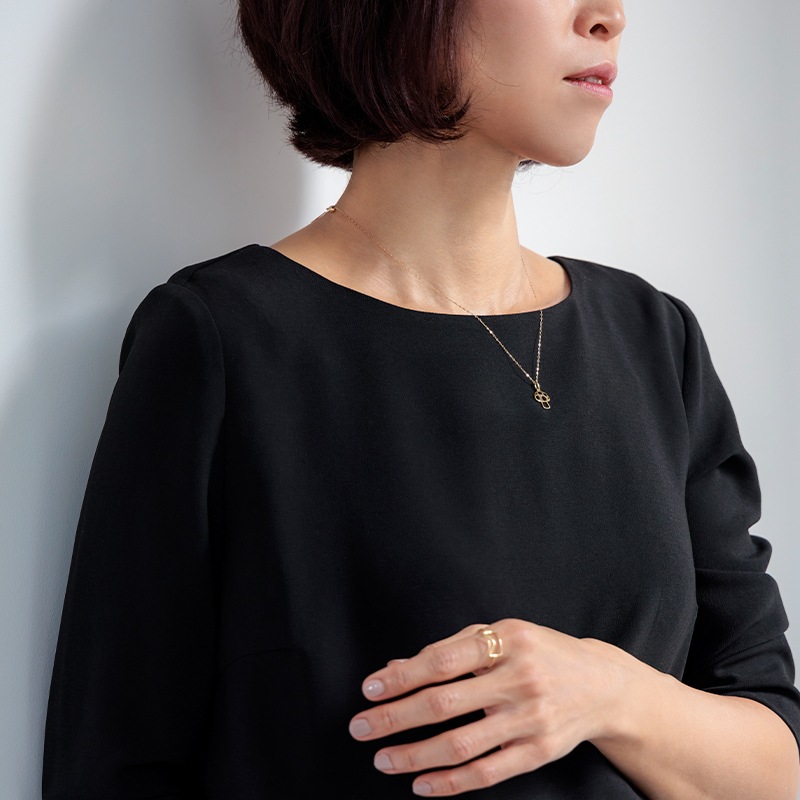 K18YG ゴールドペンダントトップ VESPIGNANI 