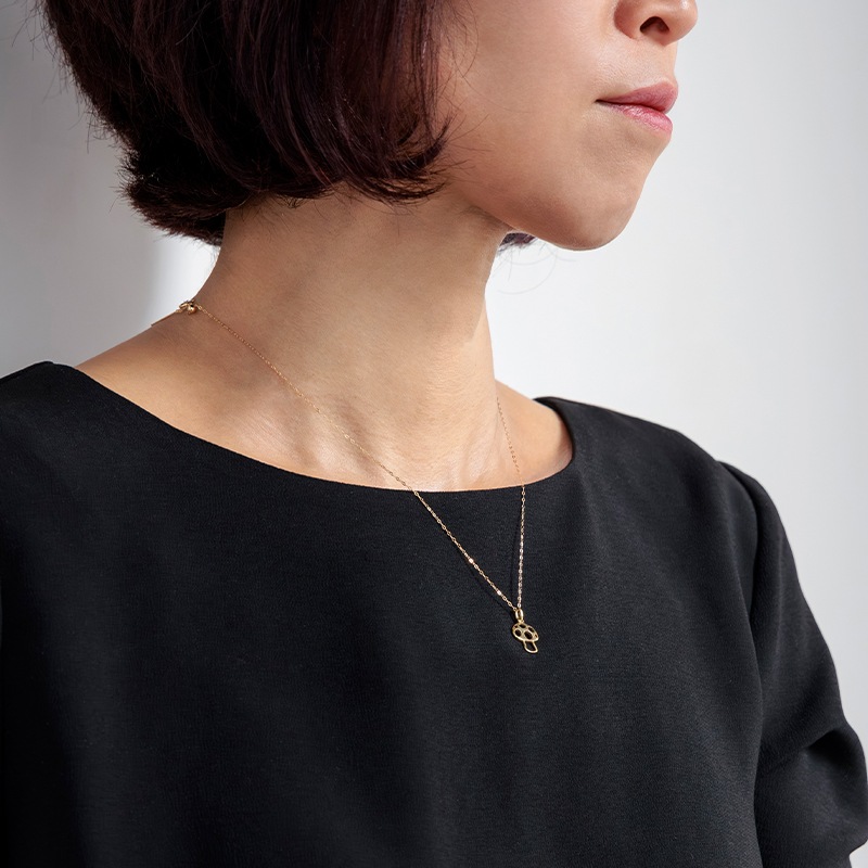 K18YG ゴールドペンダントトップ VESPIGNANI 