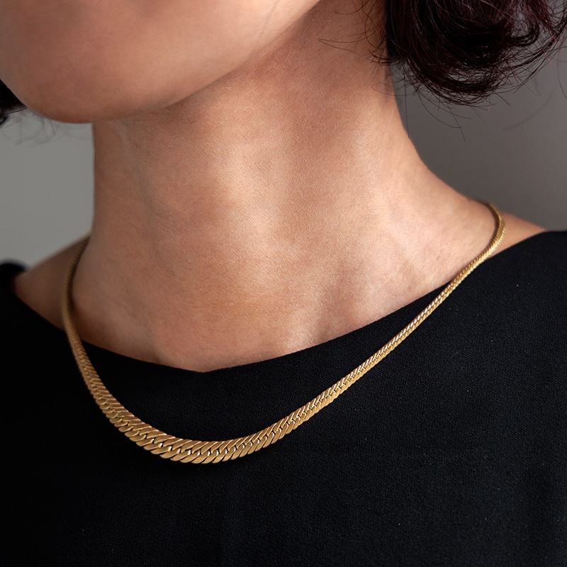 K18YG ゴールドネックレス ミリオリーニ 