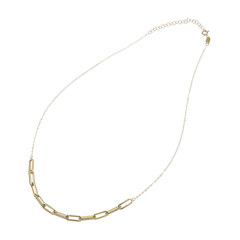 K18YG ゴールドネックレス ブルーオーロ 