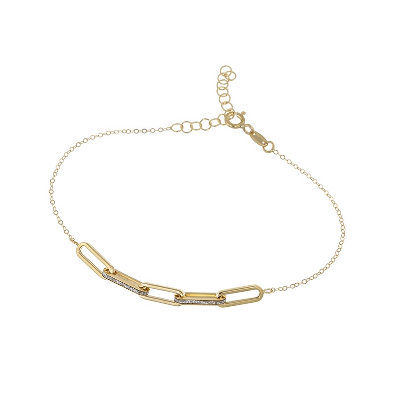 K18YG ゴールドブレスレット ブルーオーロ 