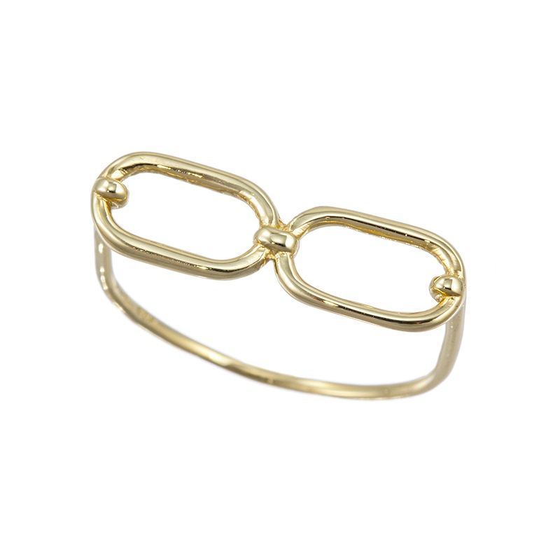 K18YG ゴールドリング VESPIGNANI 