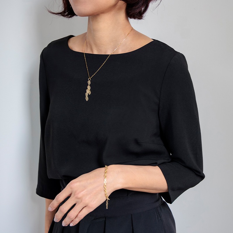 K18YG ゴールドペンダントトップ Lucchetta 