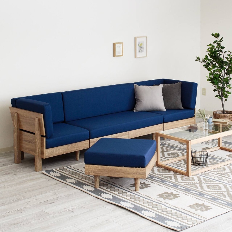 ソファセット 【コーナー2台&2人掛け&オットマン】ソファ / ネオ【N-E-O】