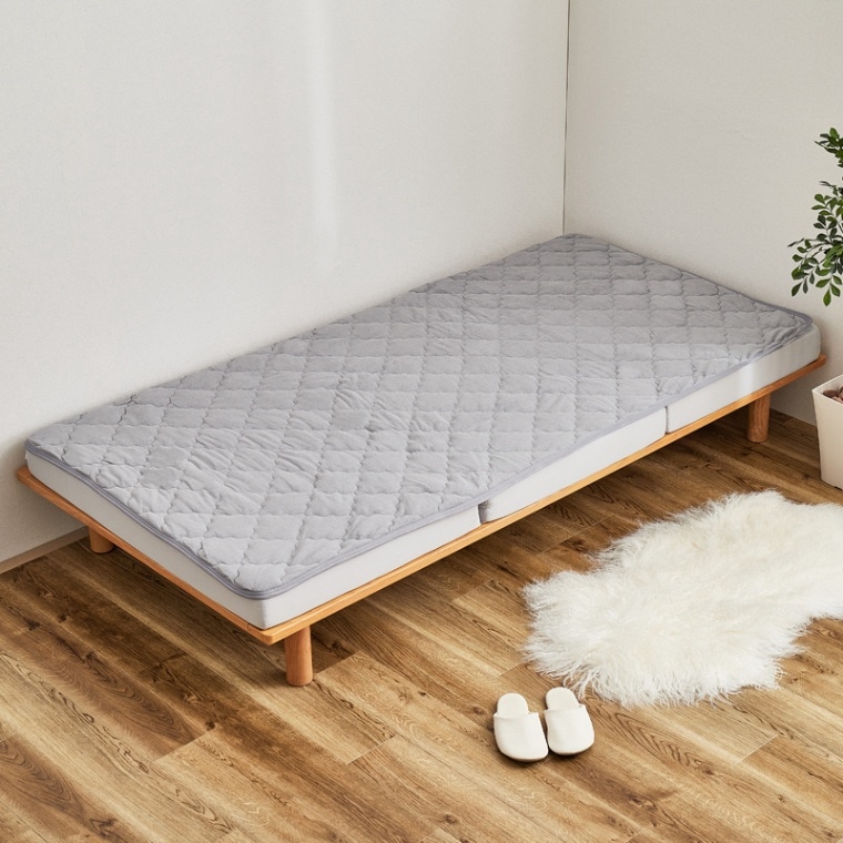 【セミダブル】 ピターら専用 敷きパッド コットンパイル（防水タイプ）ピタっと密着【PITARA】