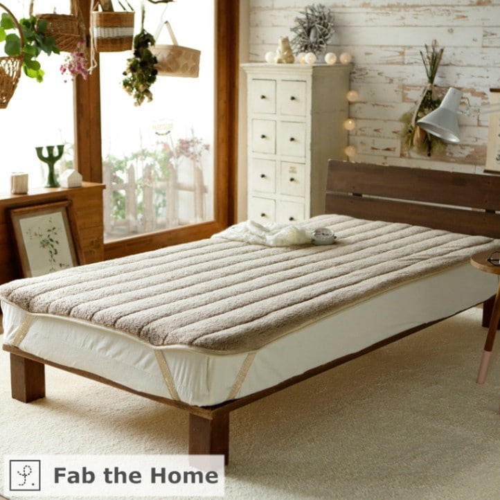 【敷きパッドS】Fab the Home ファブザホーム ベッドパッド/ムクムク【MUKU MUKU】