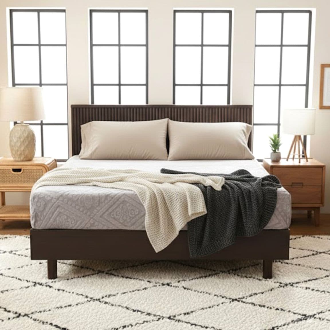 札幌市近郊の方限定！送料無料！セミダブルベッドフレーム mr-0130.jpg