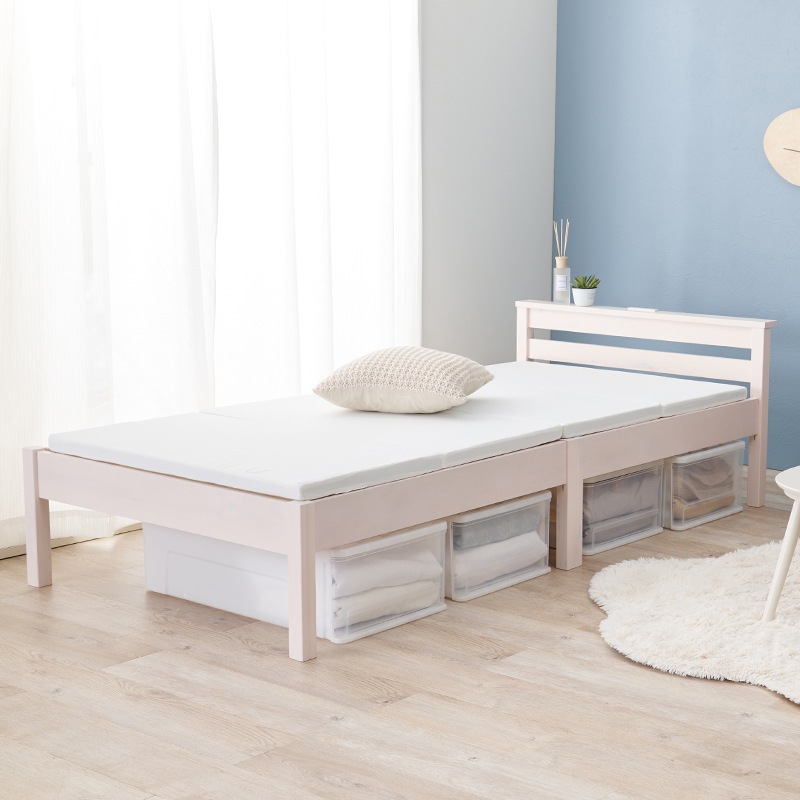 送料無料) 宮付きデザインベッド【シェルル(シングル)】(マットレス