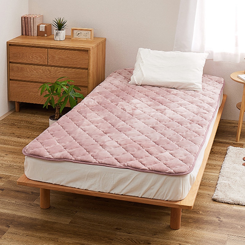 敷きパッド】 滑り止め付き 敷きパッド メレンゲタッチ シングル S