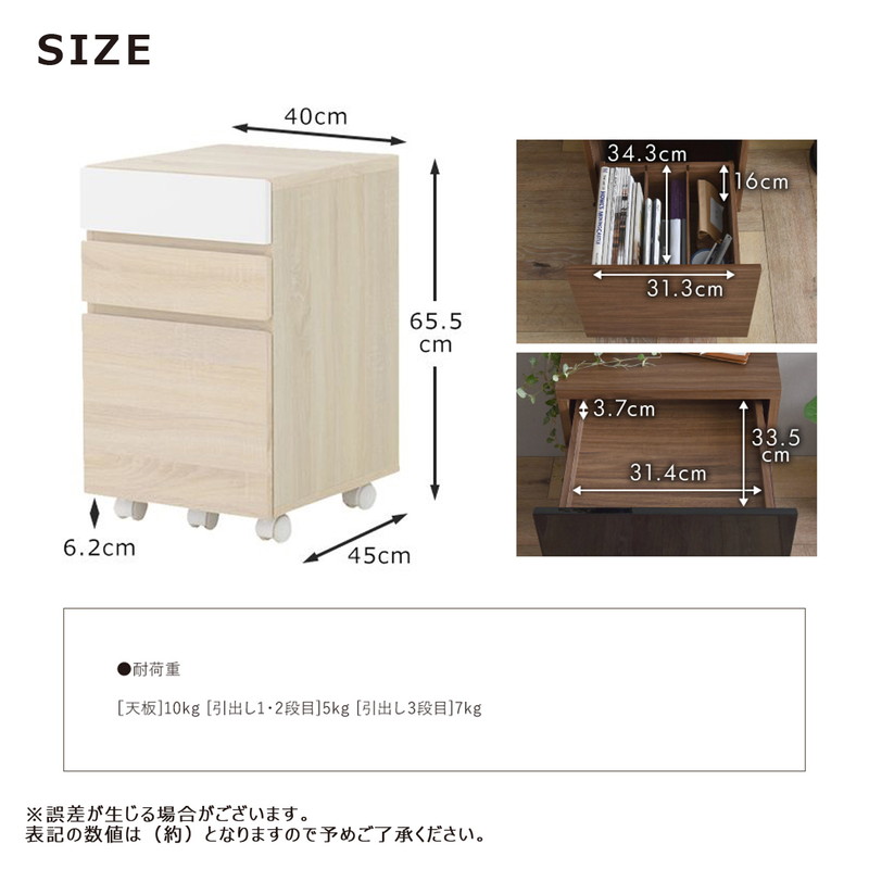 幅120cm】デスクワゴンセット 2点セット ヘルム【HELM】 平机