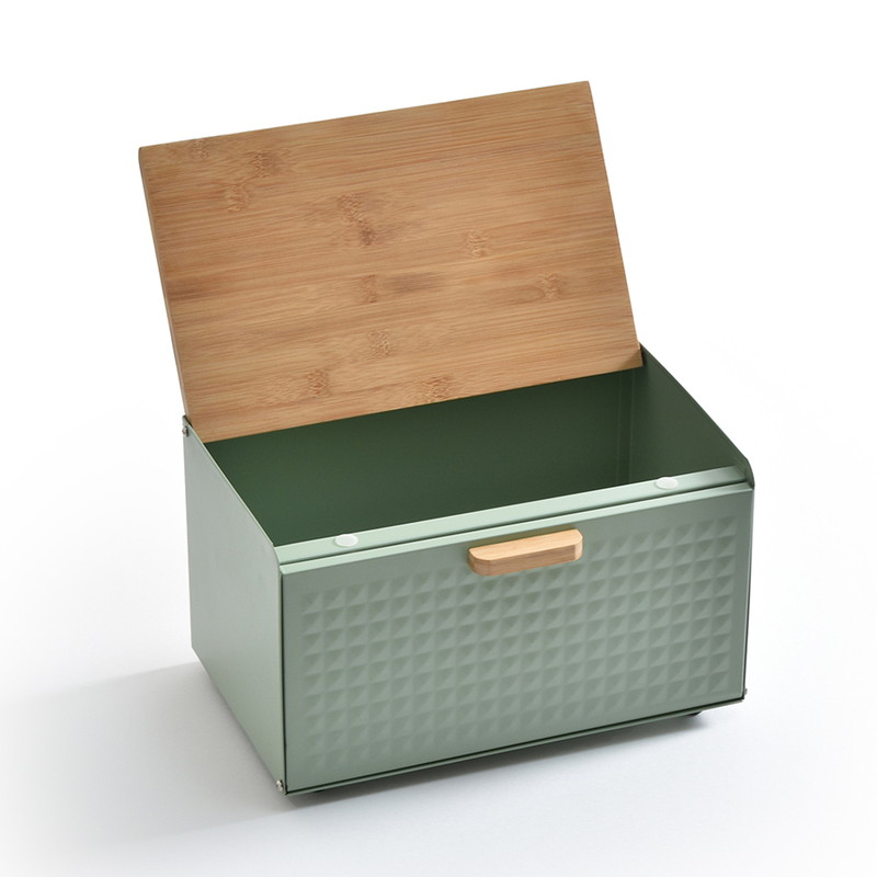 ブレッドケース / ホワイト ブラック ライトグリーン【Bread