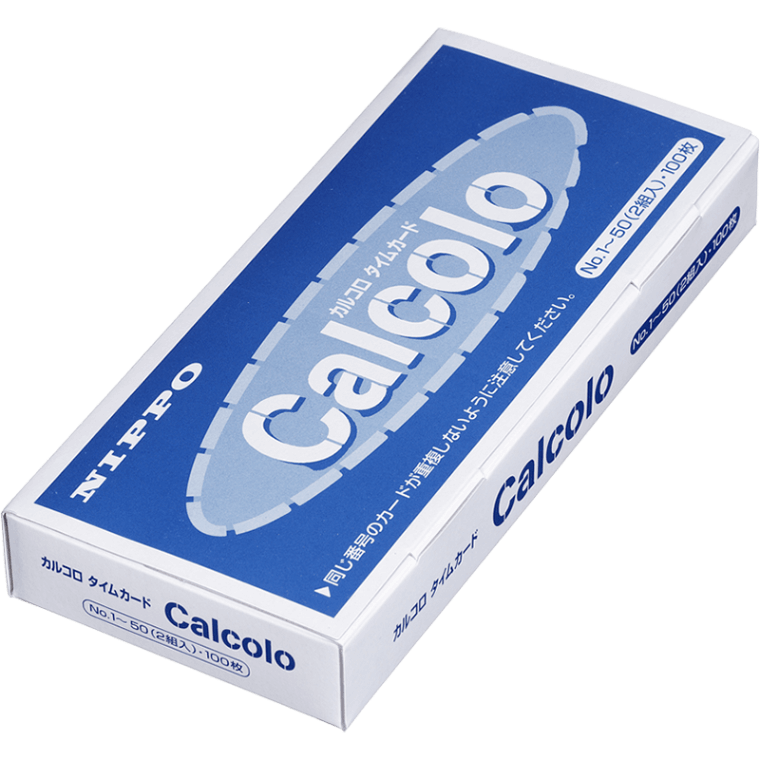 NIPPO Calcolo USB タイムレコーダー タイムカード カルコロ NIPPO】タイムカード カルコロカード