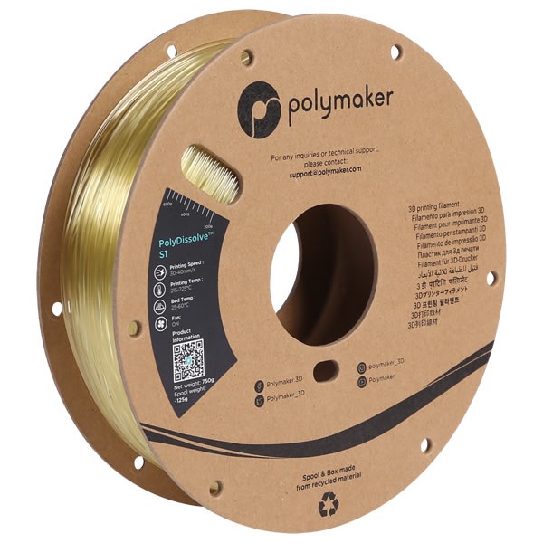 ݡȺ PolyDissolve S1 1.75mm 750g Polymaker