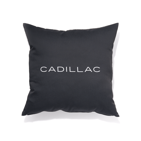 CADILLAC SQUARE CUSHION (BLACK) | ￥8,800