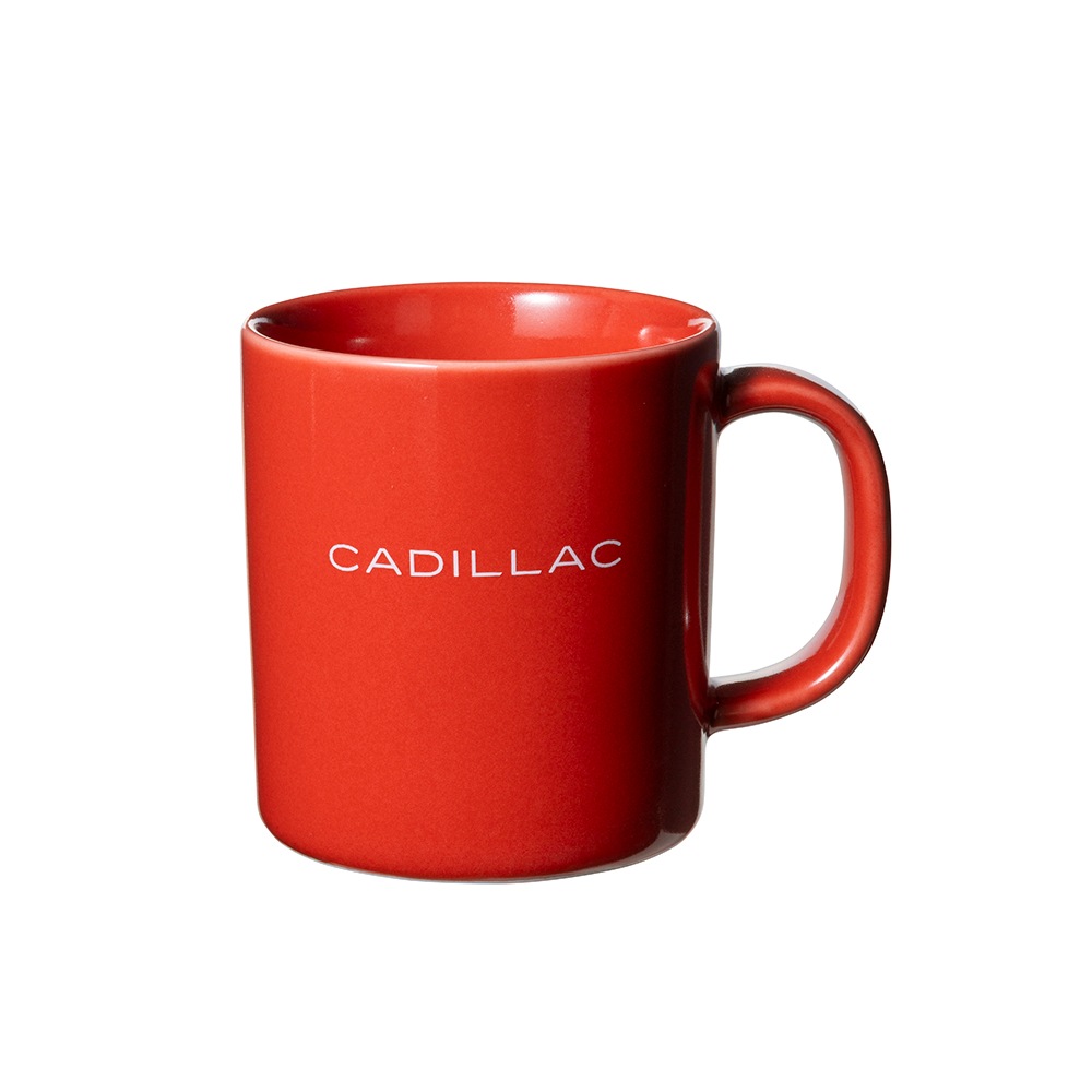 CADILLAC LOGO MUG (RED)