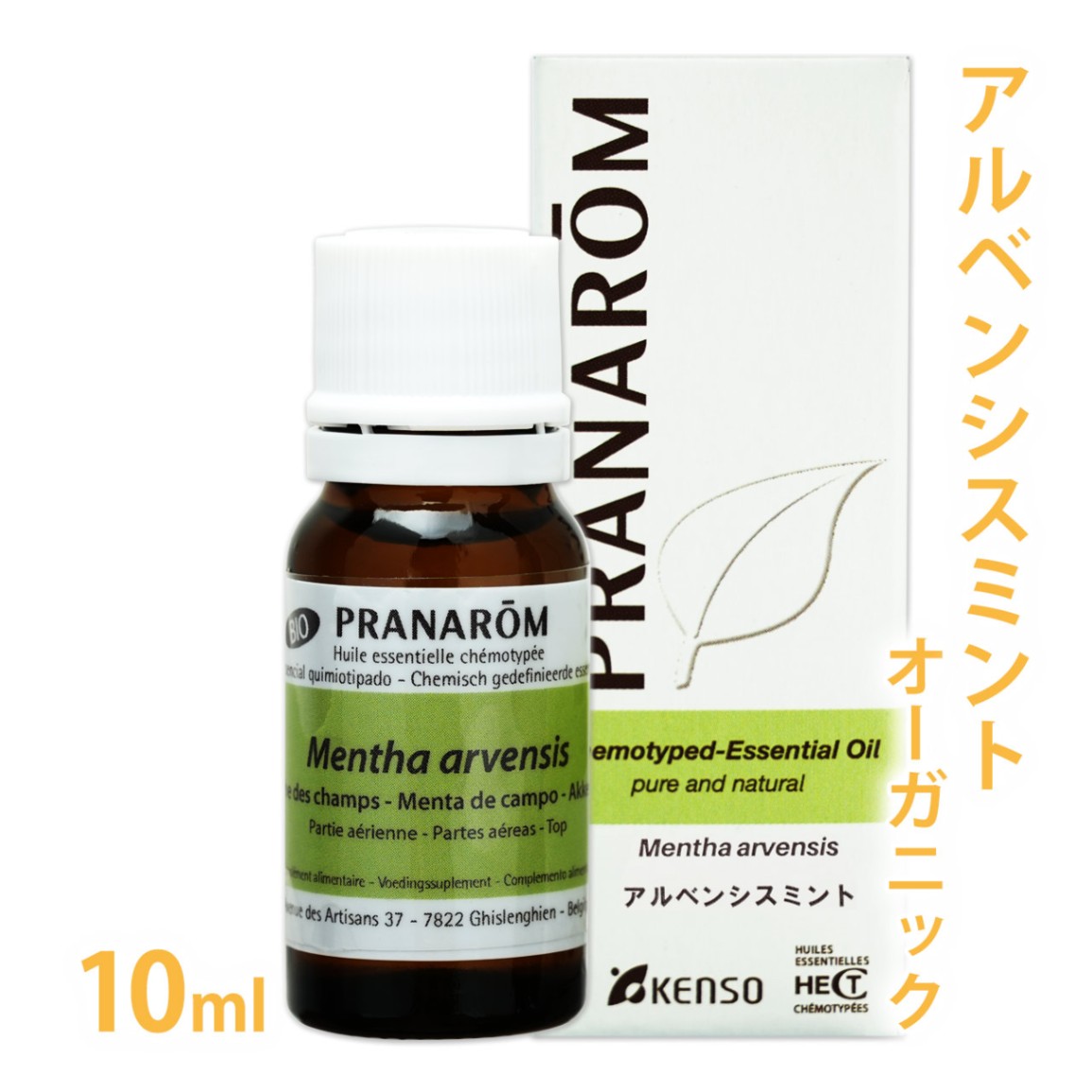 【レビューを書いて送料無料】［プラナロム］ アルベンシスミント 10ml 【和ハッカ】 【オーガニック/和薄荷/ミント/精油/エッセンシャルオイル/アロマオイル/アロマテラピー/健草医学舎/ケンソー/プラナロム】