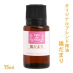 ブレンド精油 陽だまり 15ml 【 オレンジ マンダリン ローズマリー イランイラン 】 【 精油 天然 無添加 エッセンシャルオイル アロマオイル アロマテラピー セラピー アウトドア オリジナル クラフト コスメ 香水 スプレー クリーム ひだまり 】
