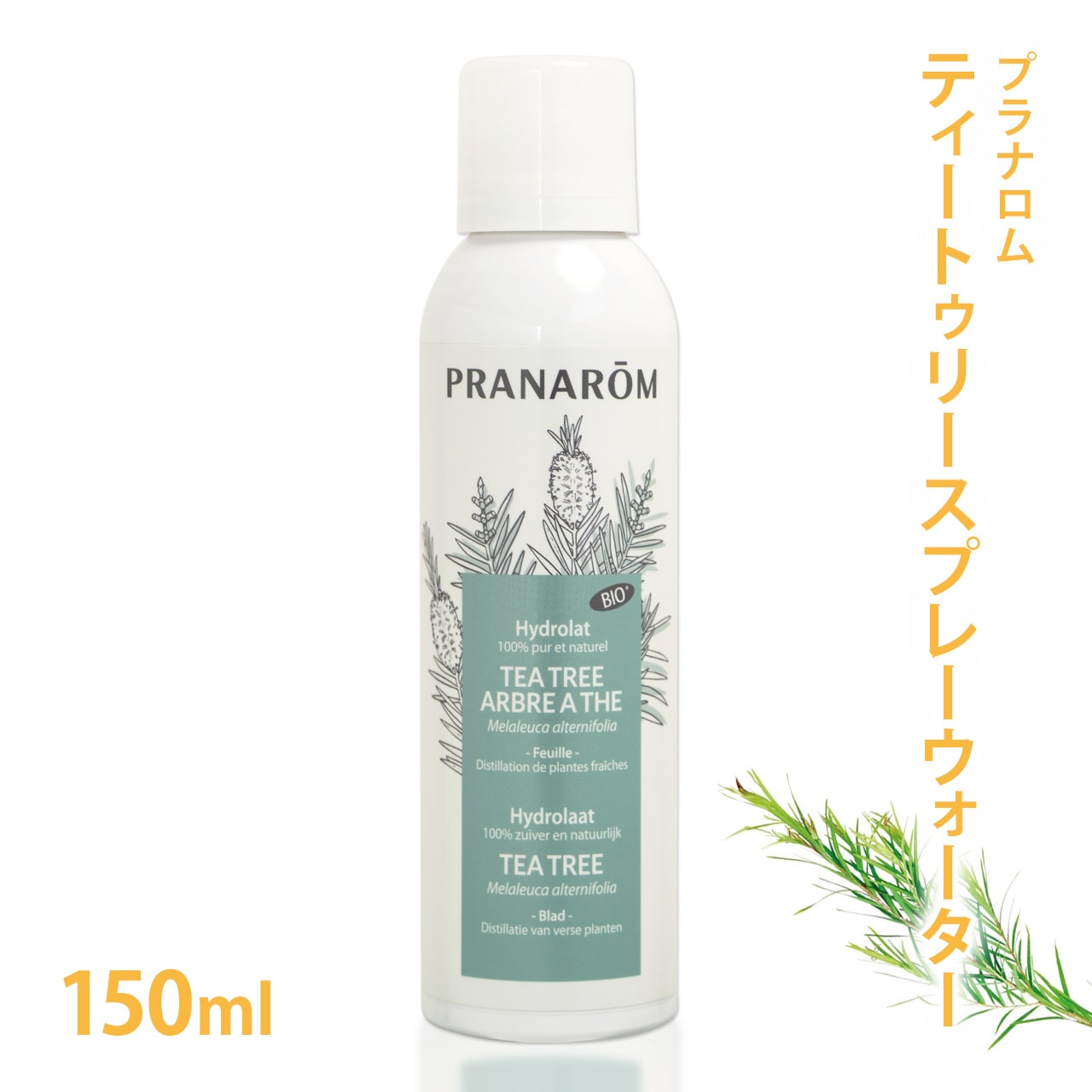【プラナロム】 ティートゥリー スプレー ウォーター 150ml ［化粧水］【 ティートリー ティーツリー 化粧品 コスメグレード エアゾール ケンソー 健草医学舎 ハーブウォーター フローラルウォーター 芳香蒸留水 アロマ ハイドロソル 】