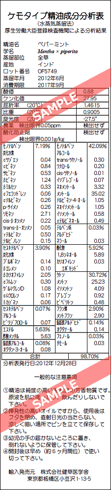 【レビューを書いて送料無料】［プラナロム］ ペパーミント 10ml 【オーガニック】 【精油/エッセンシャルオイル/アロマオイル/アロマテラピー/健草医学舎/ケンソー】【tk】