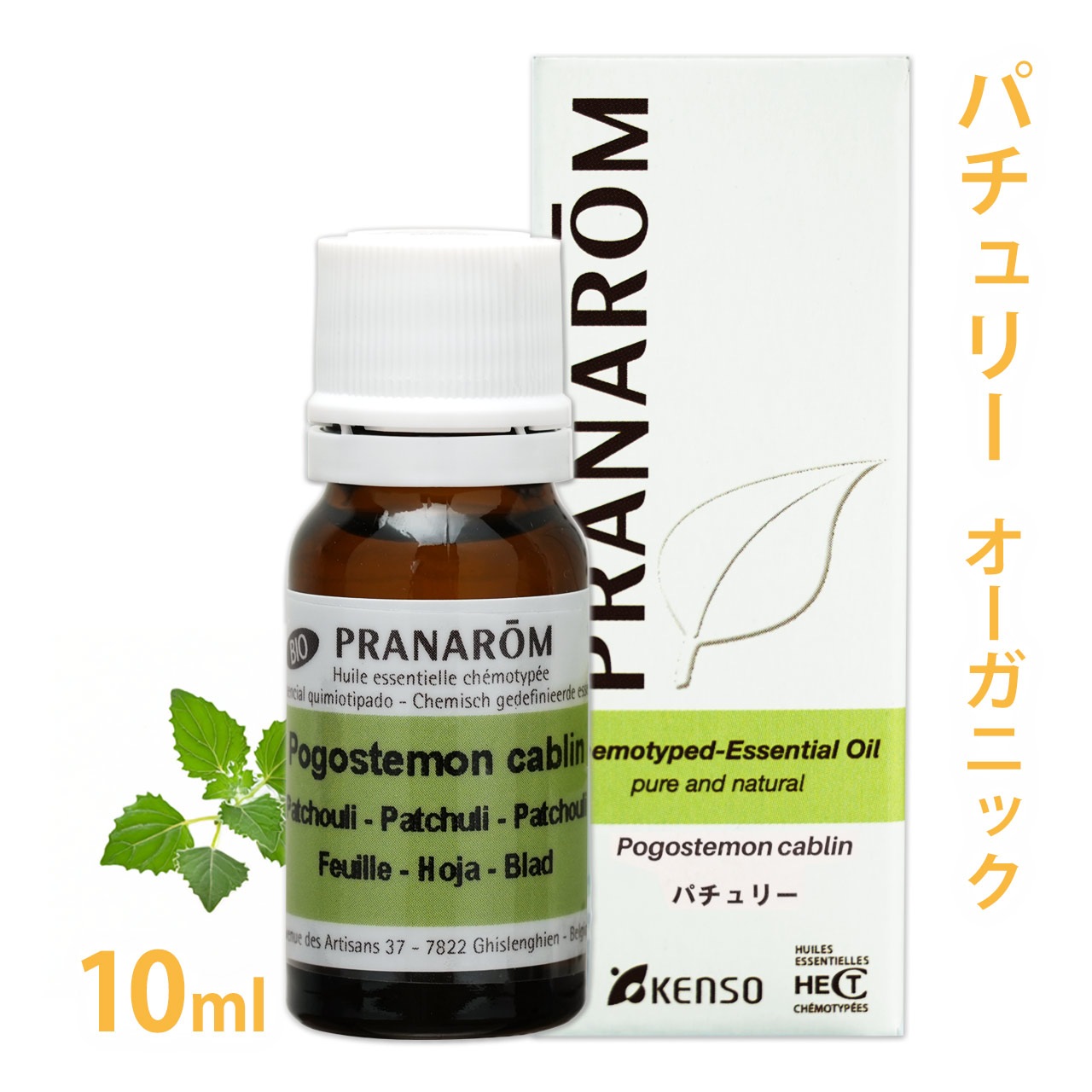 【レビューを書いて送料無料】［プラナロム］ パチュリー 10ml 【パチョリ/パチューリ/オーガニック】 【精油/エッセンシャルオイル/アロマオイル/アロマテラピー/健草医学舎/ケンソー】【tk】