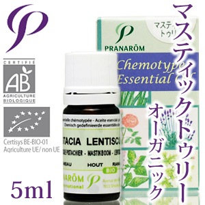 【送料無料】［プラナロム］ マスティックトゥリー 5ml 【オーガニック】 【精油/エッセンシャルオイル/アロマオイル/アロマテラピー/健草医学舎/ケンソー】【tk】