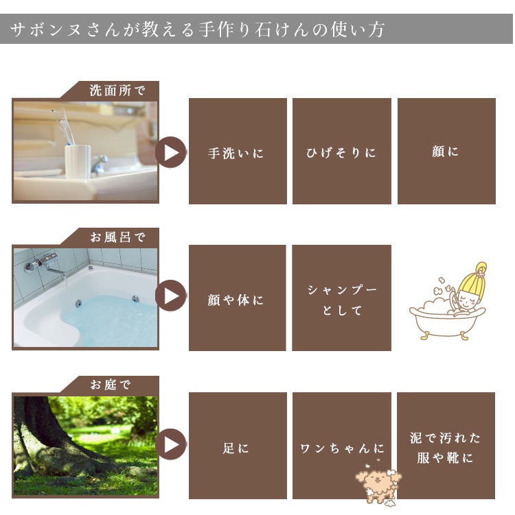 カフェ・ド・サボン 天然手作り石けん よくばりスミシブ石けん ハーフサイズ【手作り石けん 手作り石鹸 柿渋石鹸 竹炭石鹸 メントール ノンケミカル 無添加 コールドプロセス 防臭 涼活 クール】【ポストお届け可／25】