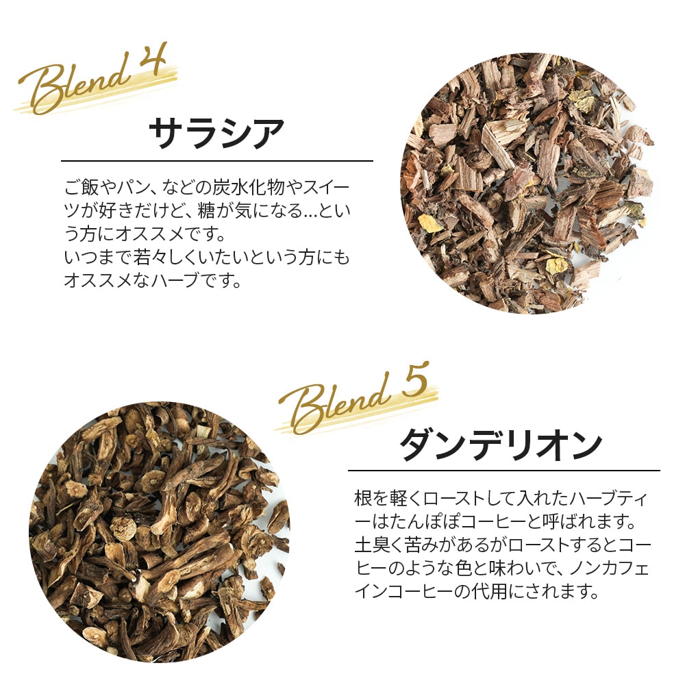 ホット＆スリム 50g  （オリジナルブレンドハーブティー）（ ハーブティー ドライハーブ マテ マテ茶 マルベリー フェンネル サラシア ダンデリオン マリーゴールド お茶 茶葉 リーフティー 無添加 温活 ダイエット ）【ポストお届け可】