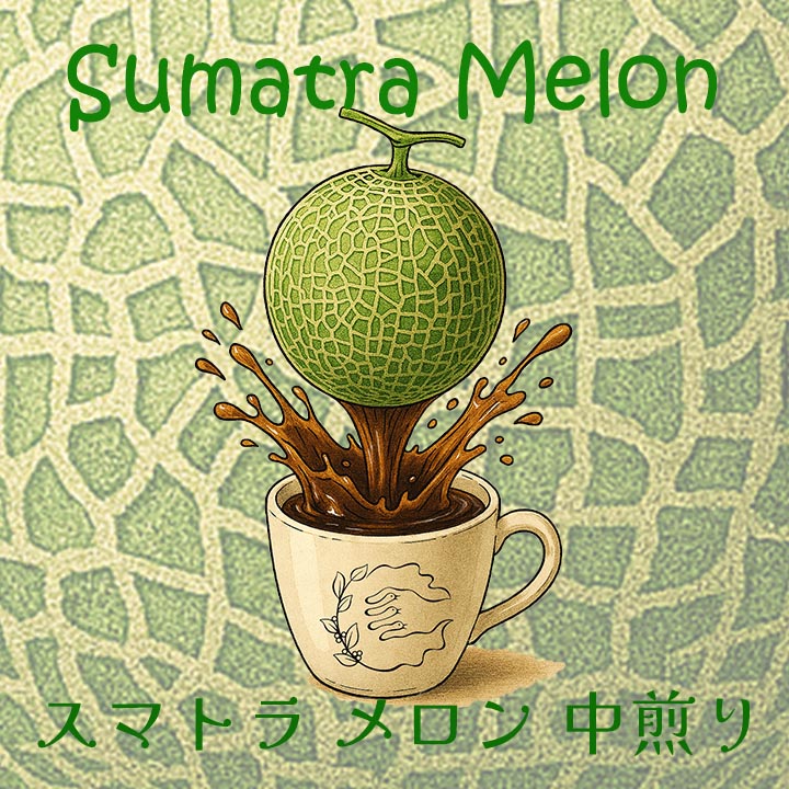 【100g】スマトラ メロン(中煎り)