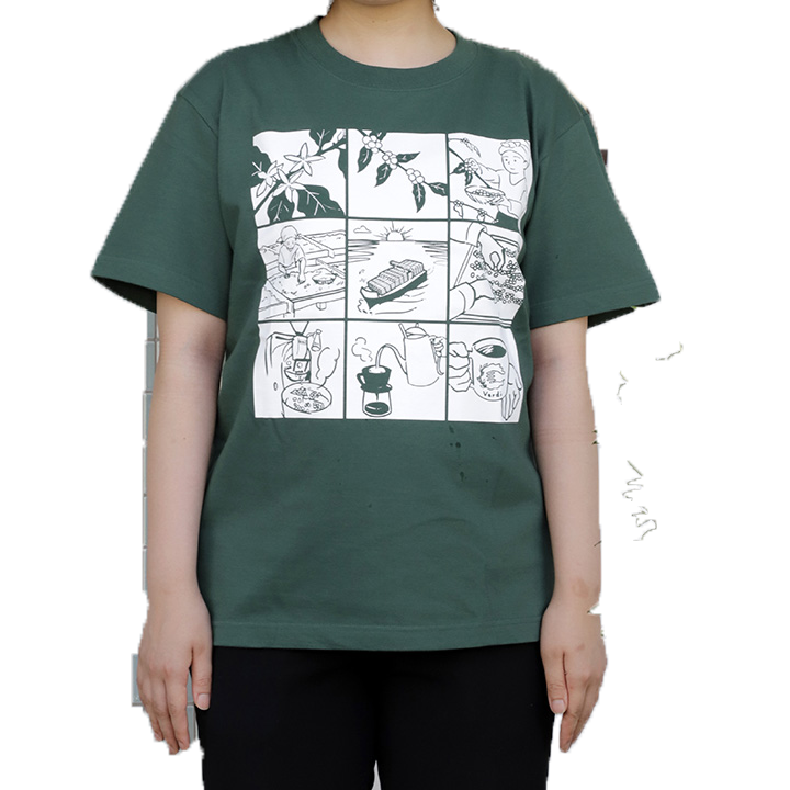 自家焙煎珈琲カフェ・ヴェルディ【S サイズ】オリジナルTシャツ2025