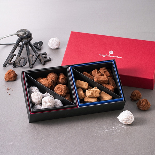 プチトリュフアソートメント（ナチュール／シャンパンロゼとアールグレイ／アッサム）