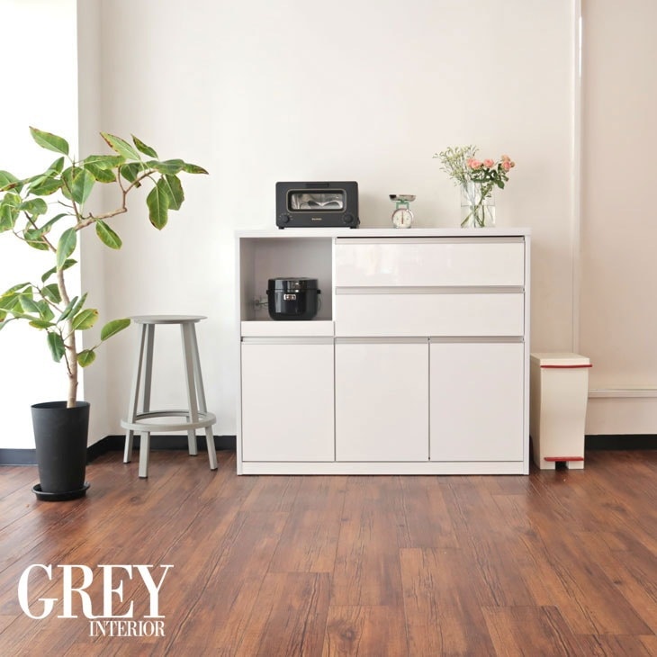 キッチンカウンター HIカウンター ハイカウンター キッチンハイカウンター ホワイト 白 幅120cm 高さ100cm 日本製 国産 完成品 送料無料 高さ高め ウォールナット