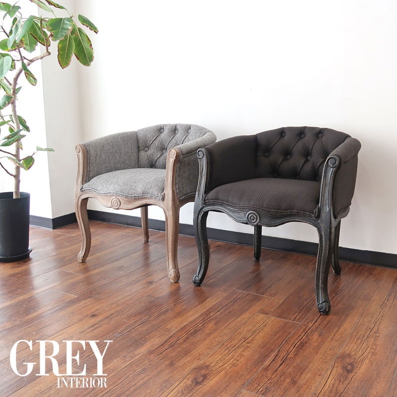 1人掛け ソファー 一人掛け ソファ 椅子 チェア ファブリック ヨーロピアン アンティーク風 ロココ調 ロイヤル プリンセス ゴージャス エレガンス クラシカル アールデコ 姫家具 サロン アイボリーホワイト 猫脚 木製 新生活 コンパクト