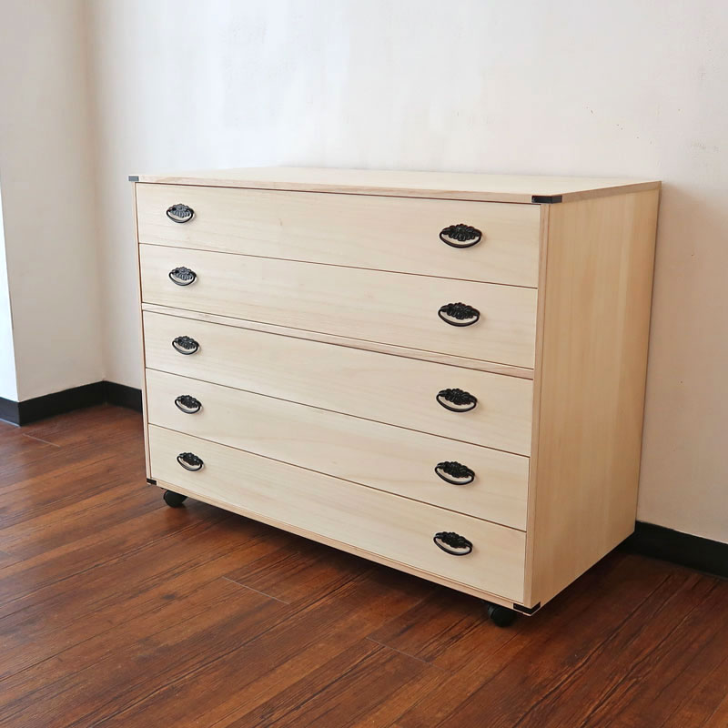 クローゼット収納 桐たんす 桐タンス 桐箪笥 着物用 桐 押入 収納 たとう紙サイズ 幅100ｃｍ チェスト キャスター付 国産品 桐ダンス【国産】【日本製】【家具】