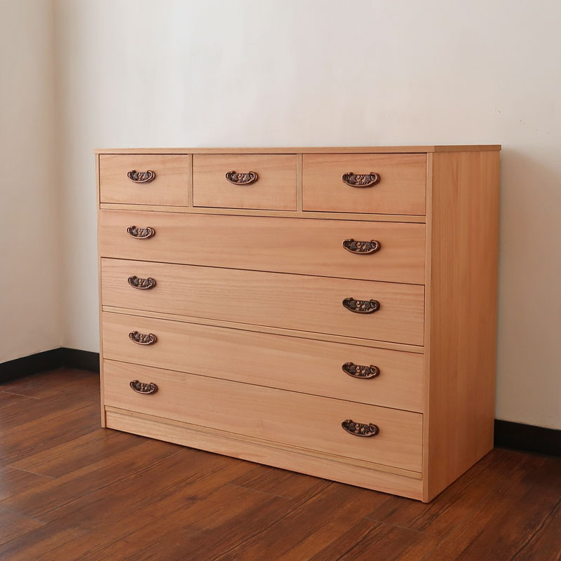 桐たんす 桐タンス 桐箪笥 着物用 桐 押入 収納 たとう紙サイズ 幅100ｃｍ チェスト キャスター付 国産品　柿渋手塗り 桐ダンス【国産】【日本製】【家具】