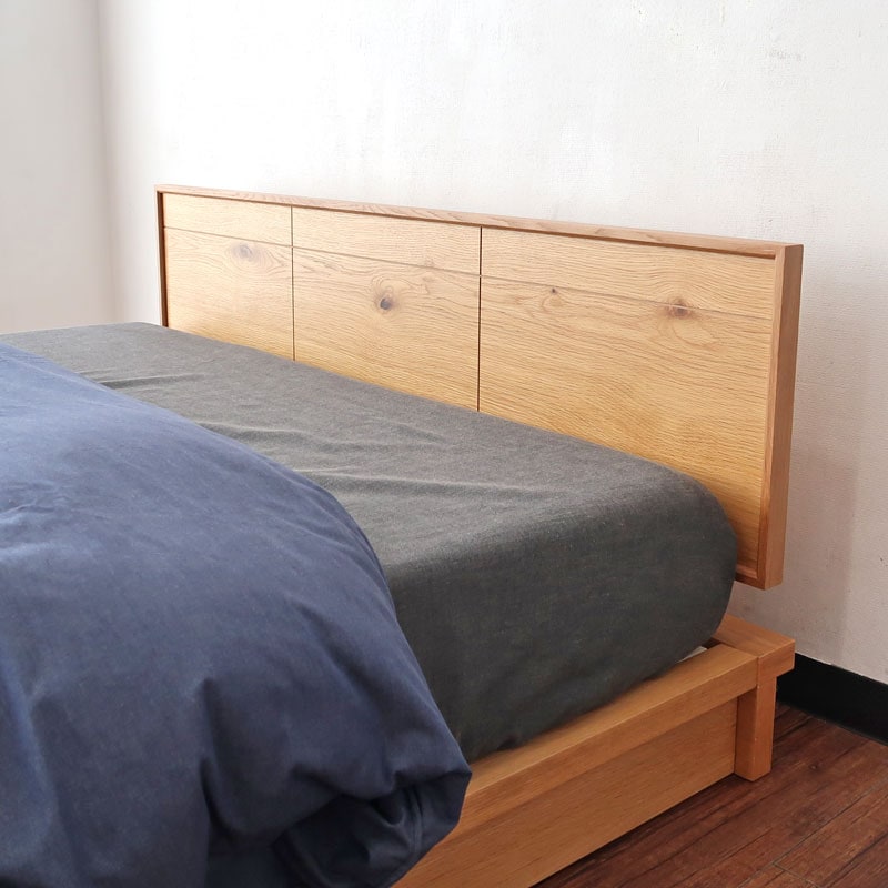 天然木 オーク材 ベッド シングルベッド セミダブルベッド ダブルベッド ベッドフレーム ベット ベットフレーム シングル セミダブル ダブル