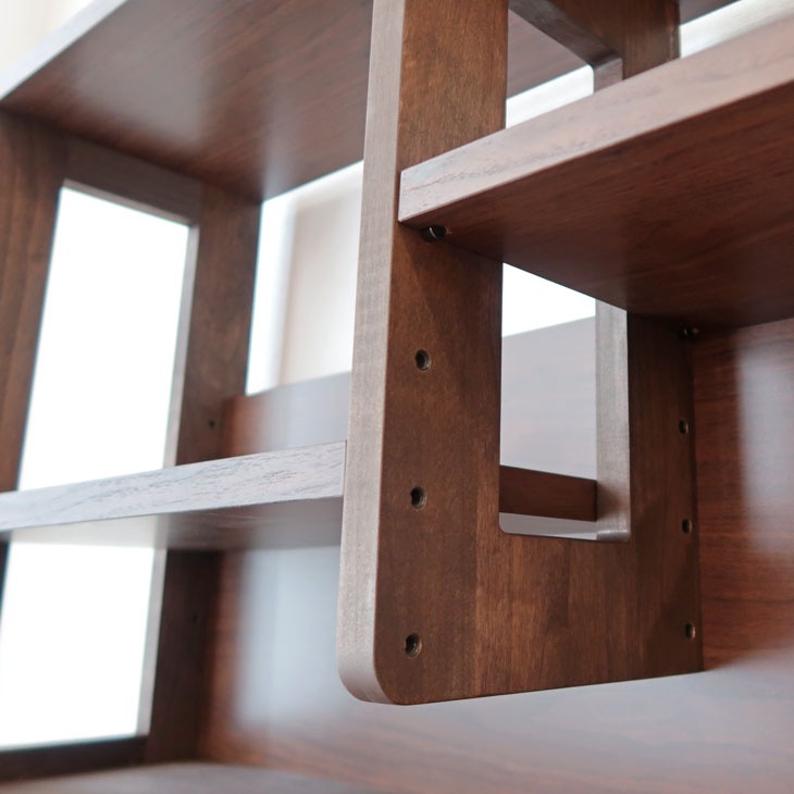 学習机2点セット 【机 学習机 学習デスク コンパクト幅90cm 無垢 国産 天然 木製 ラック付き マンション アパート 新学期 大人 子供 学生 リビング ウォールナット カラー ナチュラル】