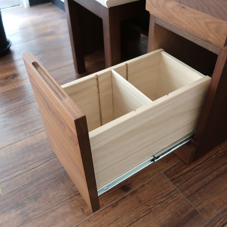 ドレッサー 幅80cm 日本製 完成品 鏡台 天然木 ウォールナット オーク