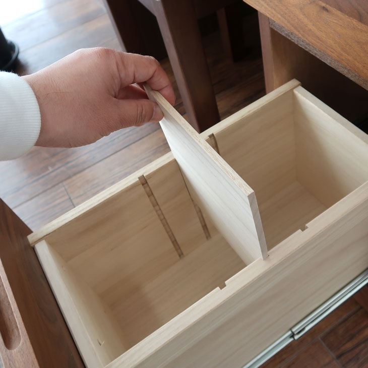 ドレッサー 幅80cm 日本製 完成品 鏡台 天然木 ウォールナット オーク 高級感 木製 頑丈 一面鏡