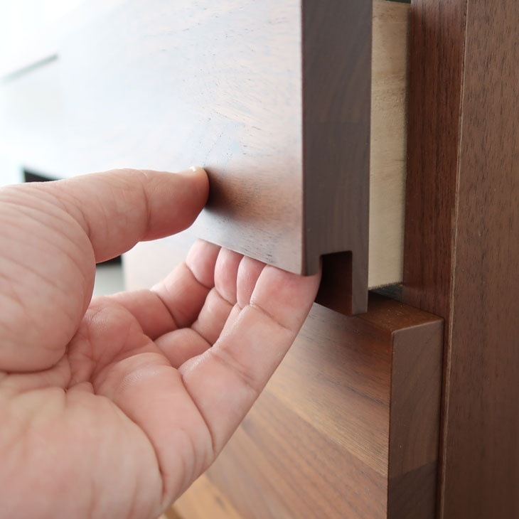 ドレッサー 幅80cm 日本製 完成品 鏡台 天然木 ウォールナット オーク 高級感 木製 頑丈 一面鏡