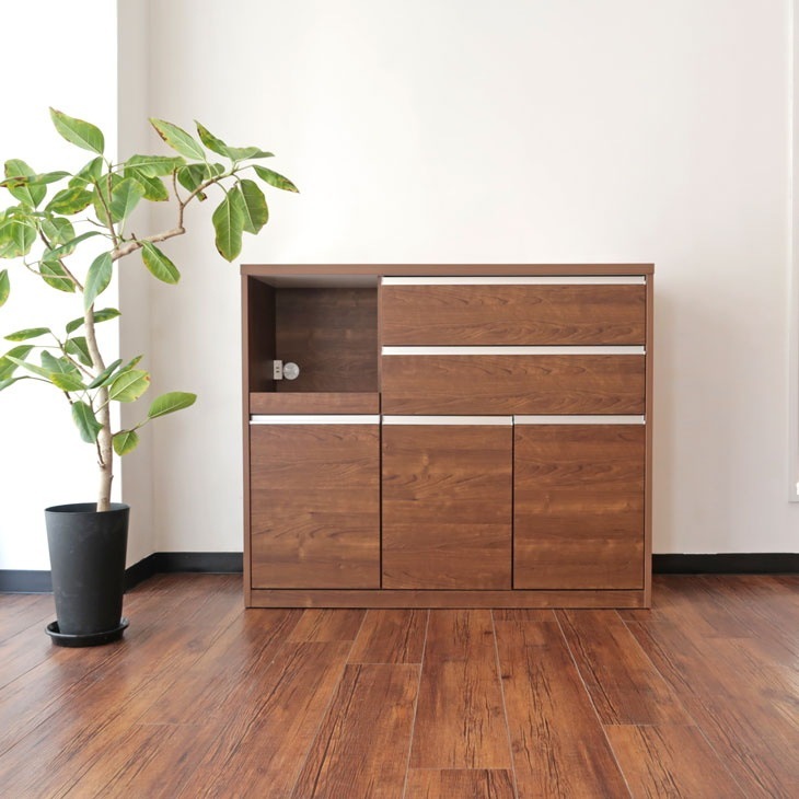 キッチンカウンター HIカウンター ハイカウンター キッチンハイカウンター ウォールナット 幅120cm 高さ100cm 日本製 国産 完成品 送料無料 高さ高め ウォールナット