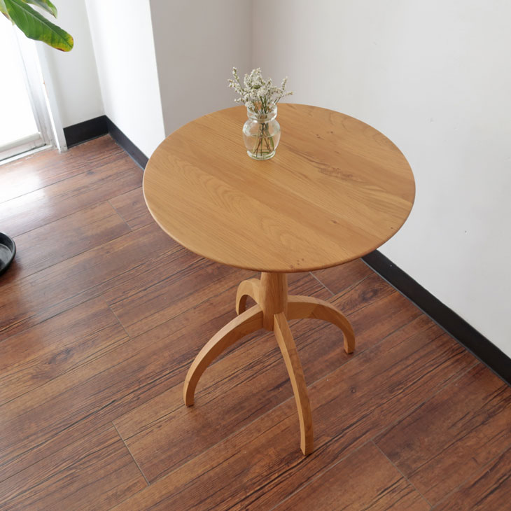 サイドテーブル シェーカーテーブル オーク材 無垢