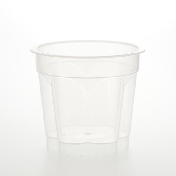 プッチンつまみ付き プリンカップ M(透明) 100枚入 湯煎焼き対応