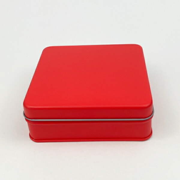 Candy缶 スクエア (ストロベリーレッド) 20個入 ZAP009-20