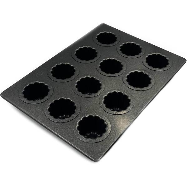 MBテフロン加工 下町カヌレ天板12P 1個入 松永製作所 KMP110-1 | 型