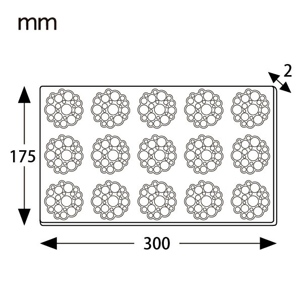 Pavoni ���ꥳ��  �������륺2 12�� 300��200 1����KPP022-1